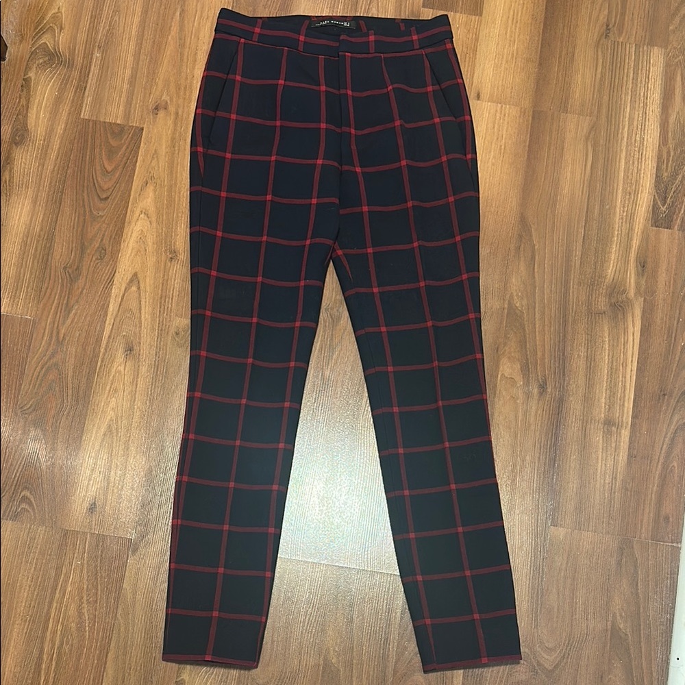 Checkered Zara trousers